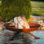 Alta Round Cor-Ten Steel Wood Burning Smokeless Fire Pit-62382242