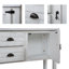 Armoires de cuisine rustiques en bois de 46,5 po