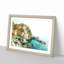 Manarola in Italy - Picture Frame Graphic Art Print-56859616-56859621