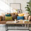 Coussins en velours matelassé, coussin décoratif texturé tressé-561562915-573132267