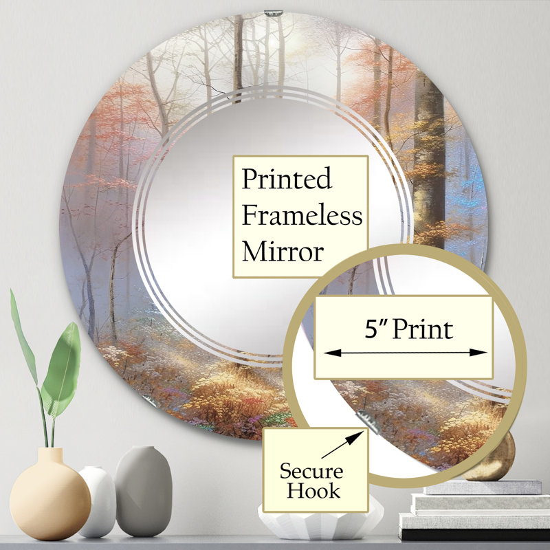 Miroir mural Janovius, 24 po x 24 po