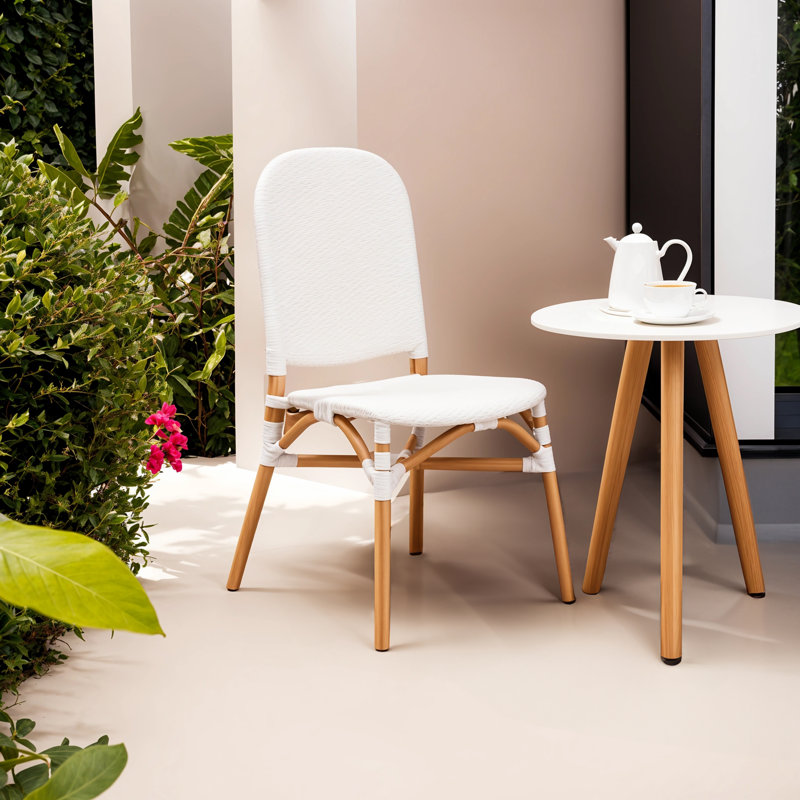 Fike 45cm H Side Chair in White