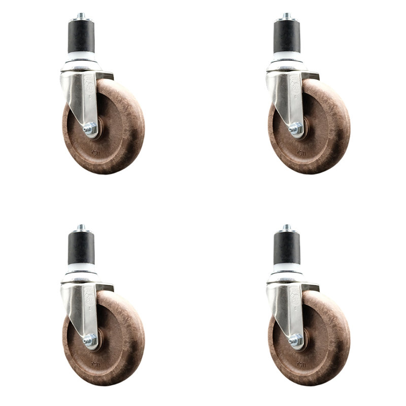 Stem Caster, 5" H x 5" W