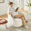 Fauteuil d'appoint pivotant avec accoudoirs inclinés de 29,33 po-295825977