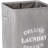 Fabric Rolling Laundry Hamper with Handles-5591463