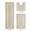 Ensemble de tapis de salle de bain réversible 100% coton ultra doux 3 pièces Atle-434099581-530697724