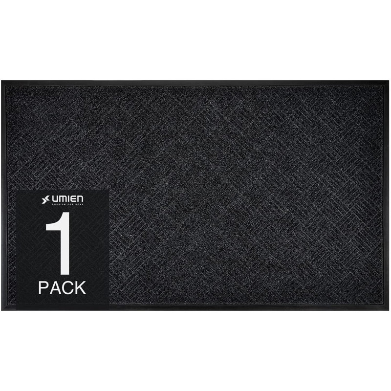 Tapis de porte antidérapant pour l'extérieur, L 36 po x L 60 po