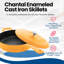 Chantal 10 In. Cast Iron Skillet Set with Lid-182275387