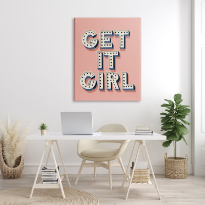 «Get It Girl», impression sur toile