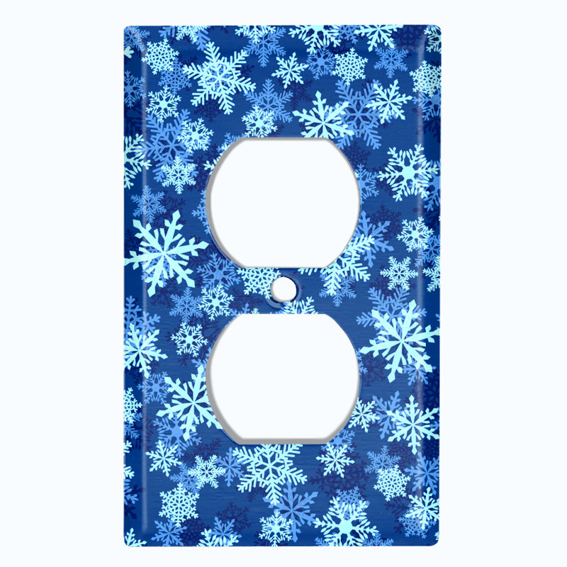 Plaque murale d'interrupteur à bascule Christmas 1-Gang, H 4,5 po x l 4,56 po x P 0,15 po