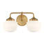 Meuble-lavabo 2 lumières Winston Porter Zavion-85915927