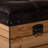 Gadberry Faux Leather Ottoman