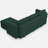 Corduroy 3-Seat Couch Modular Small Sofa, Comfy Upholstered Sofa For Living Room, Apartment, Office-1803191304