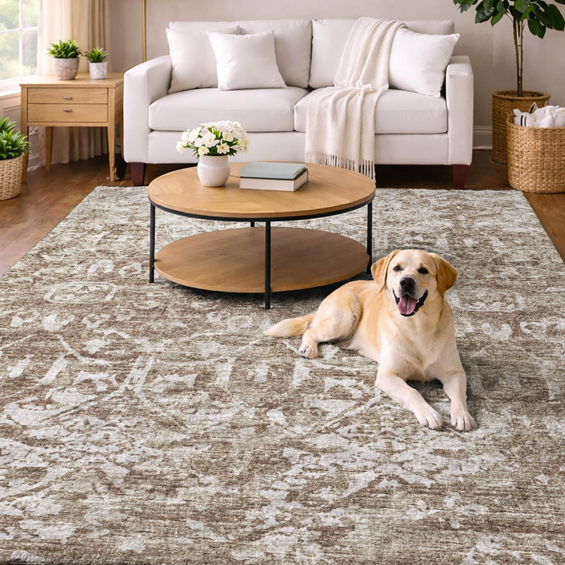 Tapis serpentin haut de gamme Premium ADS40, 8 pi x 10 pi, Taupe