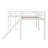 L-Shaped Loft Bed With Ladder And Slide-565720448