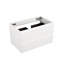 Armoire murale blanche sans lavabo, capacité de rangement accrue de 20%, tiroirs silencieux, poignée moderne, meubles fabriqués en blanc - 36W-201. Surface supplémentaire. Tiroir. Vision chic. . 17,85 po-1768520190-1768520161