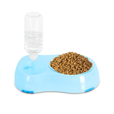 APF Series AnyPet Slow Feeder Bowl, Elevated, Double Transparent for Cats, Small Dogs
