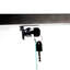 Tempered Glass Display Cabinet, Storage Cabinet With Bluetooth LED Strip Light