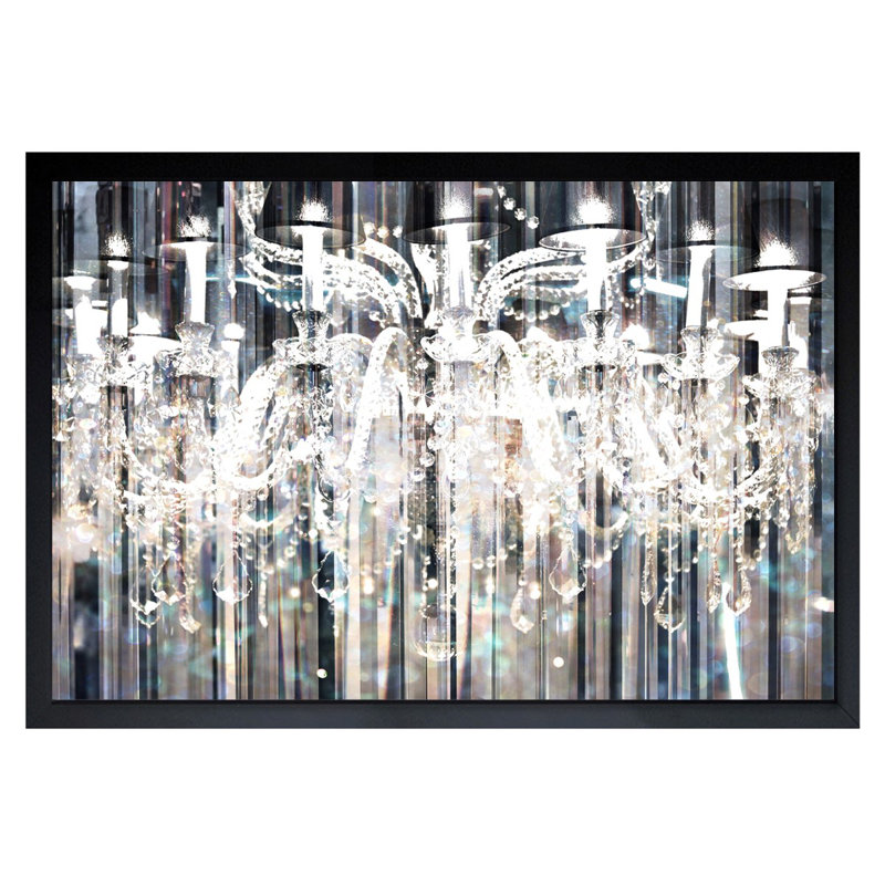 Lustre de douche Diamond-reproduction de photo sur papier encadrée, H 31,5 po x l 46,5 po x P 0,5 po