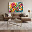 «Hawaiian Flower Brights», art mural sur toile beige-1003884121