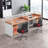 Sydonia Rectangle 2 Person Partition Desk with Cable Management