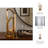 Decorative Sculptural Metal Candle Holder for Tabletop Accent - Modern Pillar Candlestick Holder for Entryway or Console Decor-501460904-501460905