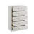 Alyviah Wood Vertical Chests, White