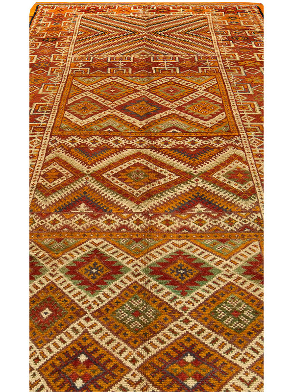 Vintage One-of-a-Kind Runner 5' X 13' Hand Knotted Area Rug