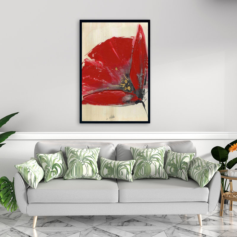" Three Red Flowers "
