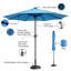 274.32cm Lighted Tilt Market Parasol-2035970150