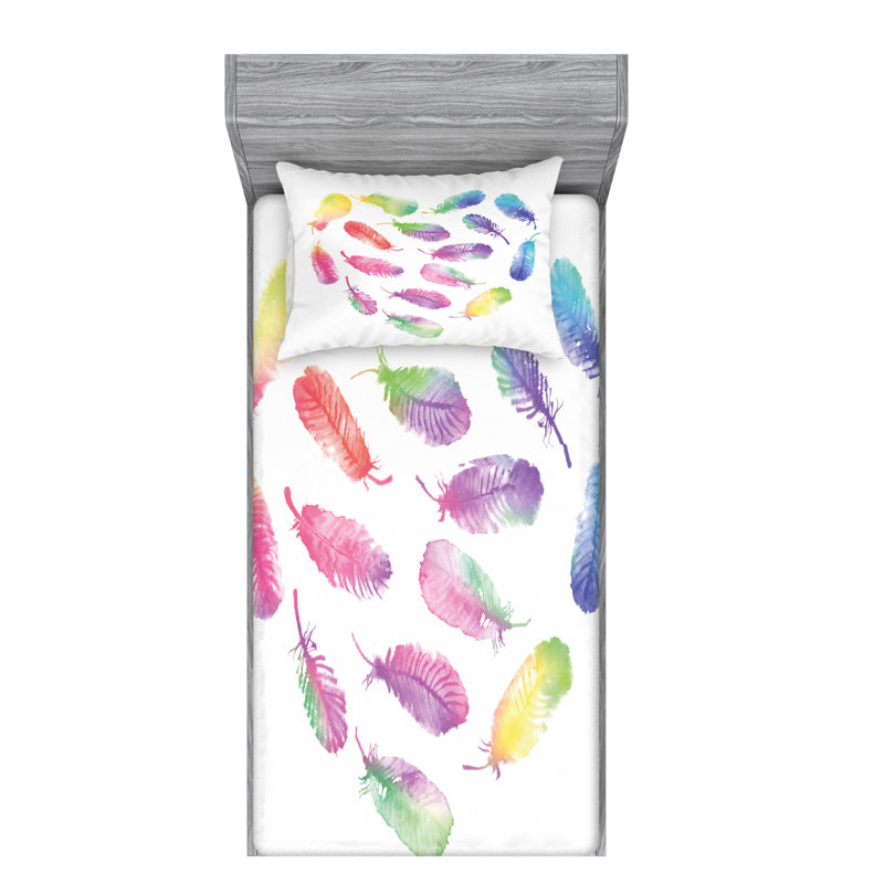 Microfiber Sheet Set, Twin XL Sheet Set with Fitted Sheet