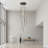 Savea 9 - Light Unique Chandelier Large Long Cluster Pendant for Stairs Hallway with Remote Control
