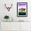 Skyline of Toronto in Canada in Abstract - Picture Frame Graphic Art Print-55739765-55739766