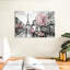 «Pink Paris», reproduction sur toile-1467637098