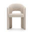 Overlap Upholstered Arm Chair