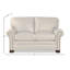 Causeuse à accoudoirs roulés en cuir véritable Copola-122984385