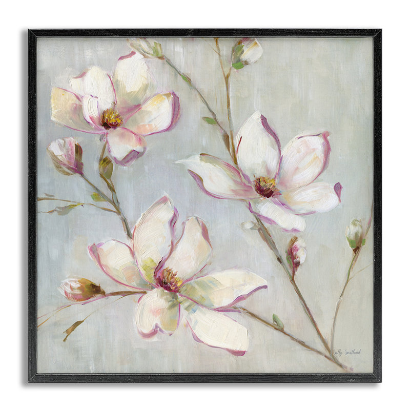 Art traditionnel de giclée encadrée gris traditionnel par Sally Swatland, H 24 po x l 24 po, Estampe numérique Farmhouse