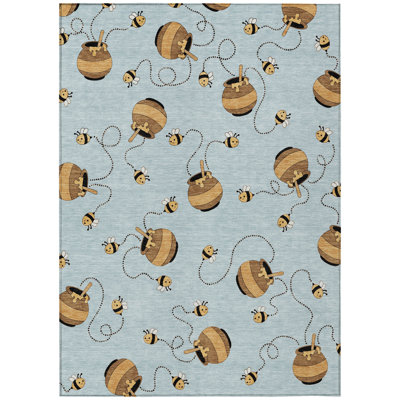 Machine Washable Indoor/Outdoor Chantille ACN2650 Kids Rug