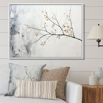 " Grey Minimalism Tree Birch I "