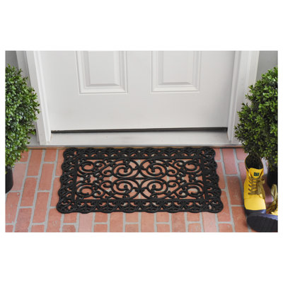 Alley caoutchouc 30 po x 18 po grant tapis de porte extérieur antidérapant Craiganboy