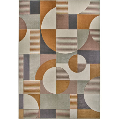 Mante Abstract Flat Weave Area Rug