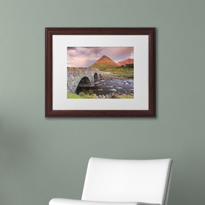 Cliffton «Scottish Bridge», reproduction de photo sur toile encadrée