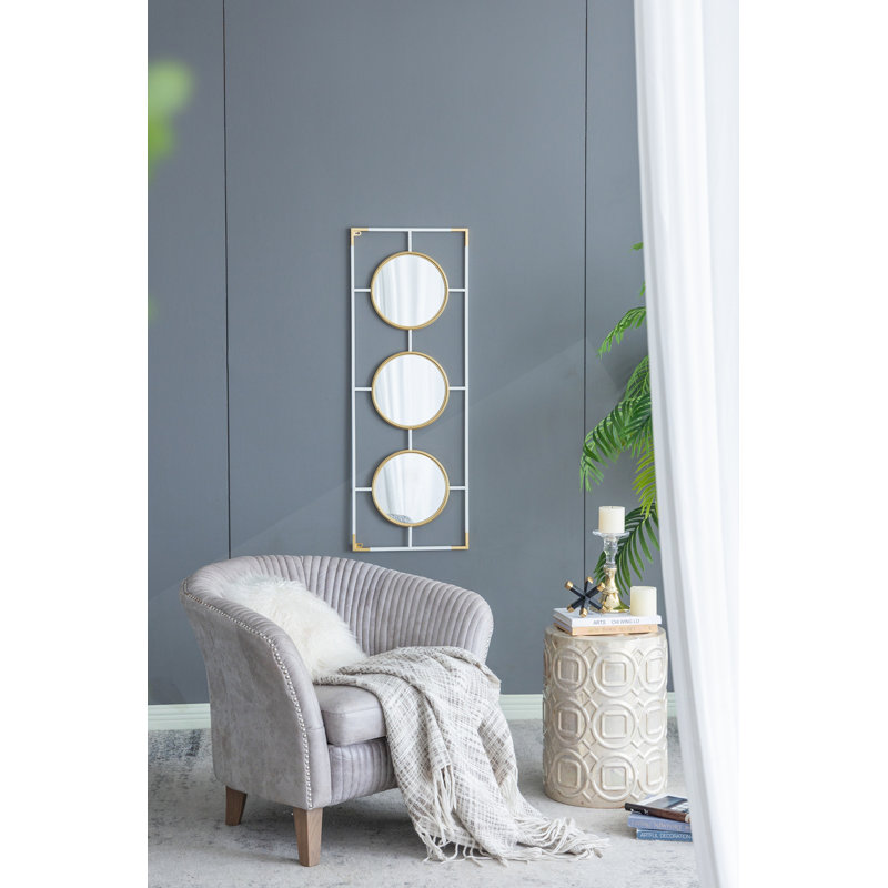 Gold And White Frame With Mirror