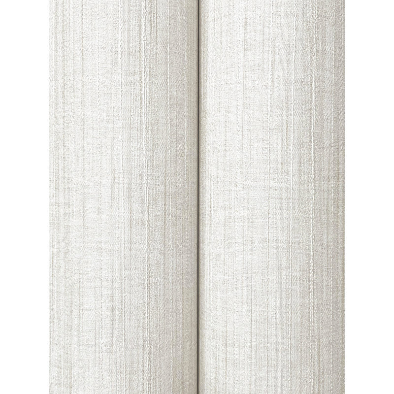 Papier peint soyeux à rayures perlées, Blanc