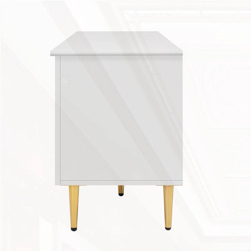 Meuble télé 78,8 po, Blanc