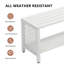 Banc de rangement en métal 39 po-1408390218