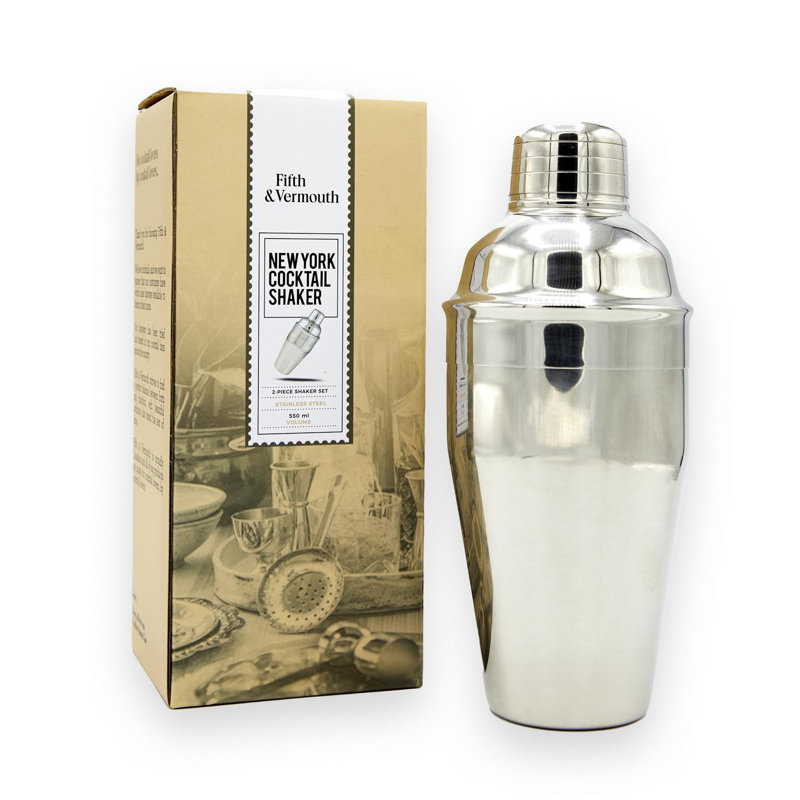 New York Shaker (550 ml), Acier inoxydable
