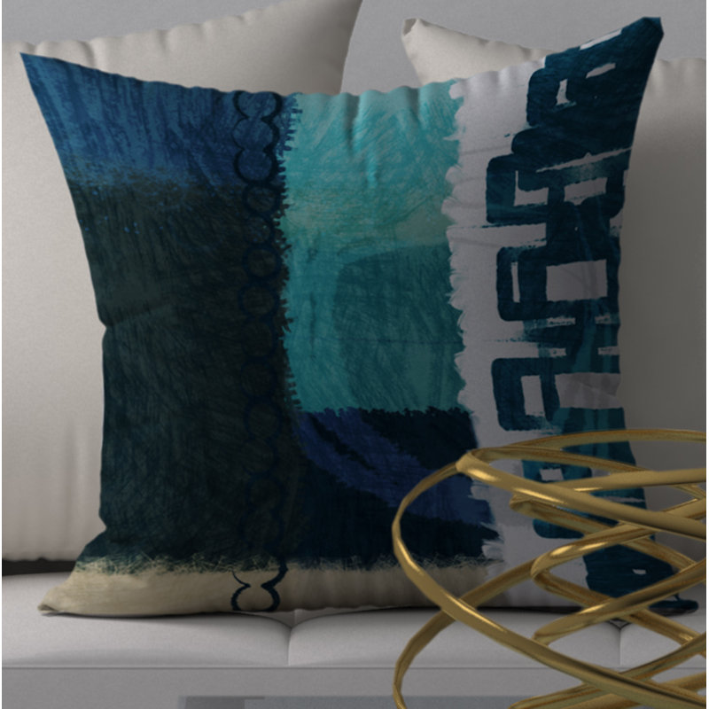 Housse de coussin carrée/insert, 18 po x 18 po