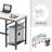 L-Shaped Metal Base Computer Desk-16907301