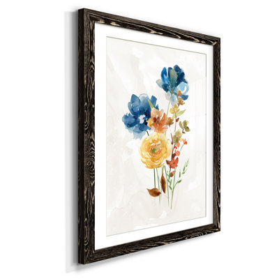 Summer Sprig I - peinture encadrée sur papier
